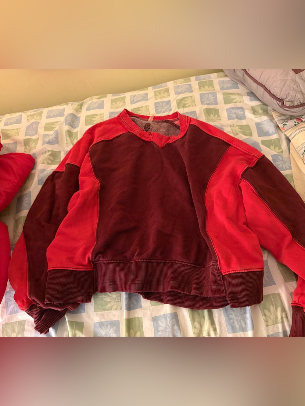 Fp movement intercept color block pullover
